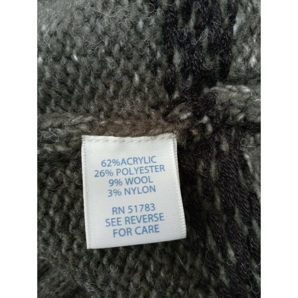 Maurices Women’s Short Sleeve Hooded Sweater With Nordic Design Size Medium - Picture 4 of 4